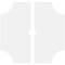 Ekena Millwork Haus Architectural Grde PVC Contemporary Ceiling Medallion, Two Piece, 40"OD x 3"ID x 13 1/4"C x 1"P CMP40HS2-03000 - alternate 2